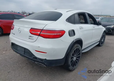 2018 Mercedes-Benz Glc 300 Coupe 4Matic из США, поврежденный, VIN WDC0J4KB9JF321921